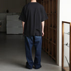 RAREGROOVE Print Tee WIDE #InkBlack×Blue-PT [bROOTS25S34S26B]