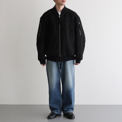 BOMBER JACKET #BLACK [SH-50-C-NUBUCK-2]