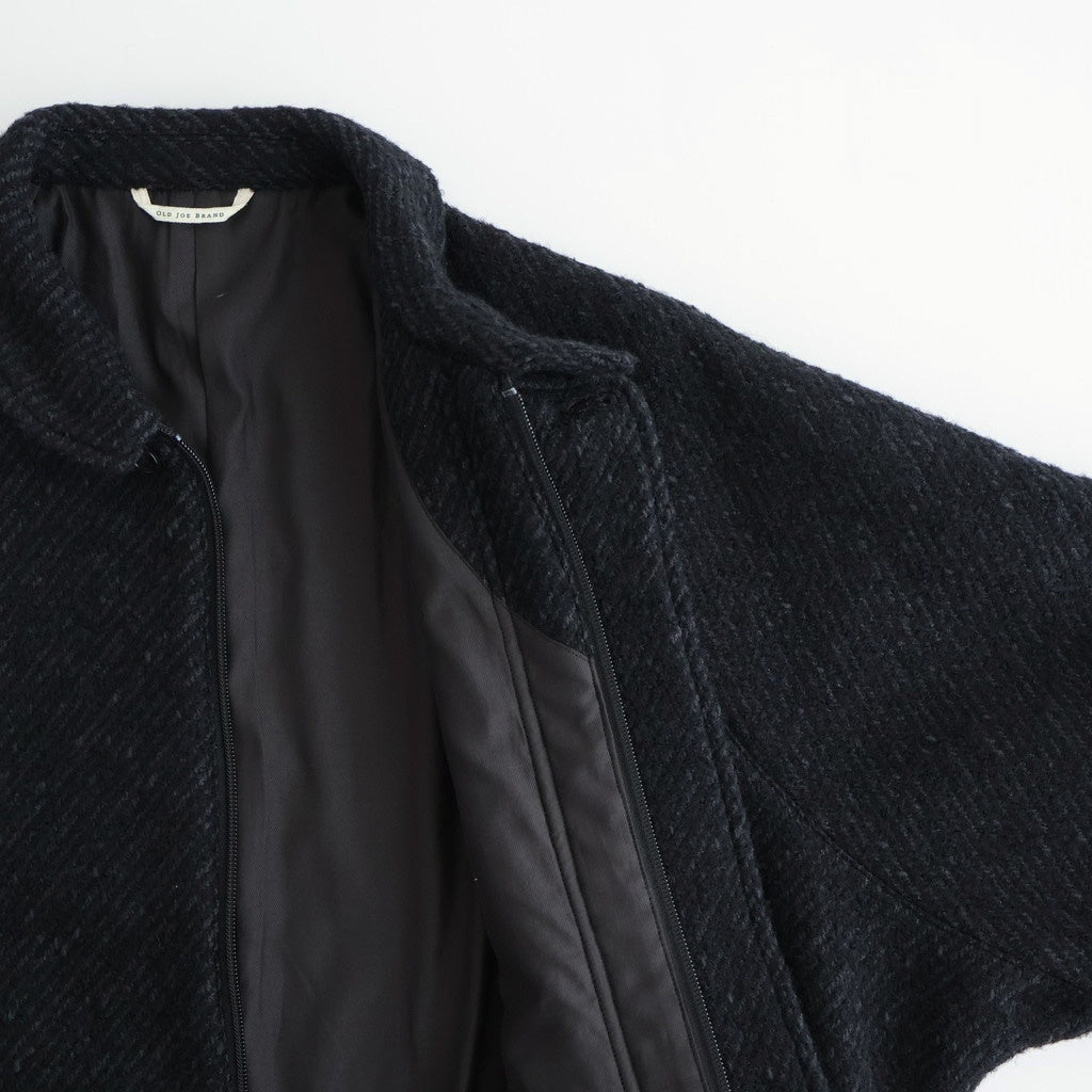 ROUND-COLLAR MOTORING JACKET #ONYX [252OJ-JK04]