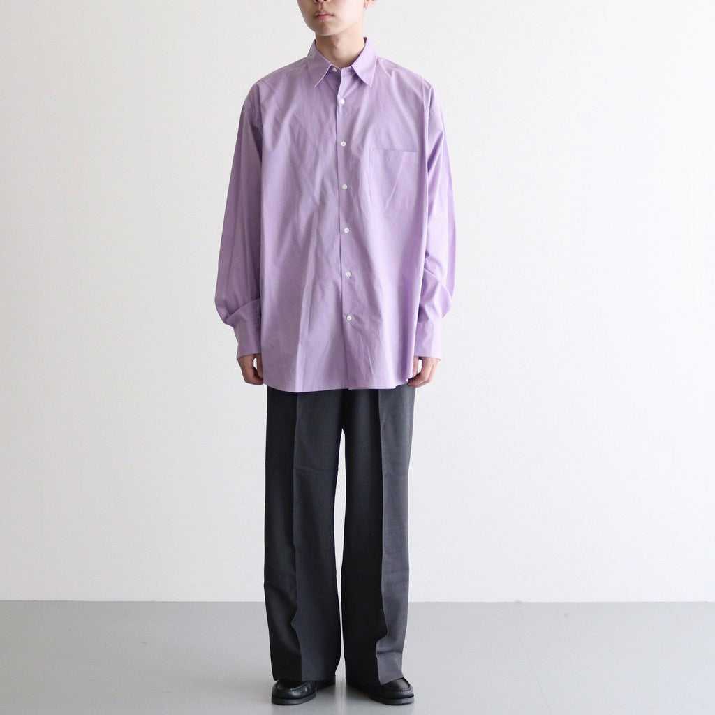 REGULAR STRAIGHT TROUSERS #CHARCOAL GRAY [M25C07PT02C]