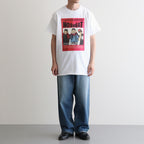 SHORT SLEEVE PRINT-T "NO SWEAT" #WHITE [DNA25T03]