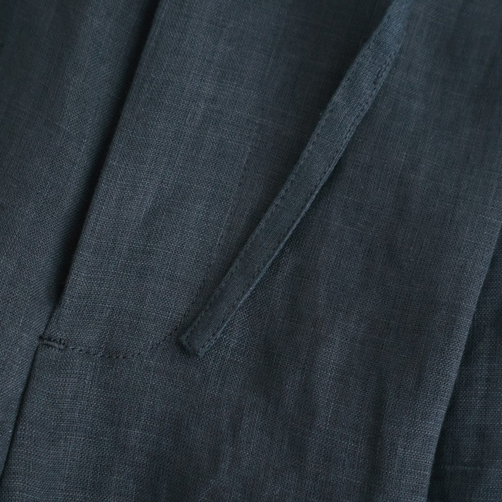 DOUBLE PLEATED EASY TROUSERS #BLACK [A26A22PT02C]