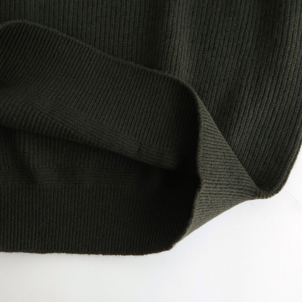 Wool Harf Cardigan ST Polo #KHAKI [NEP-AW2404]