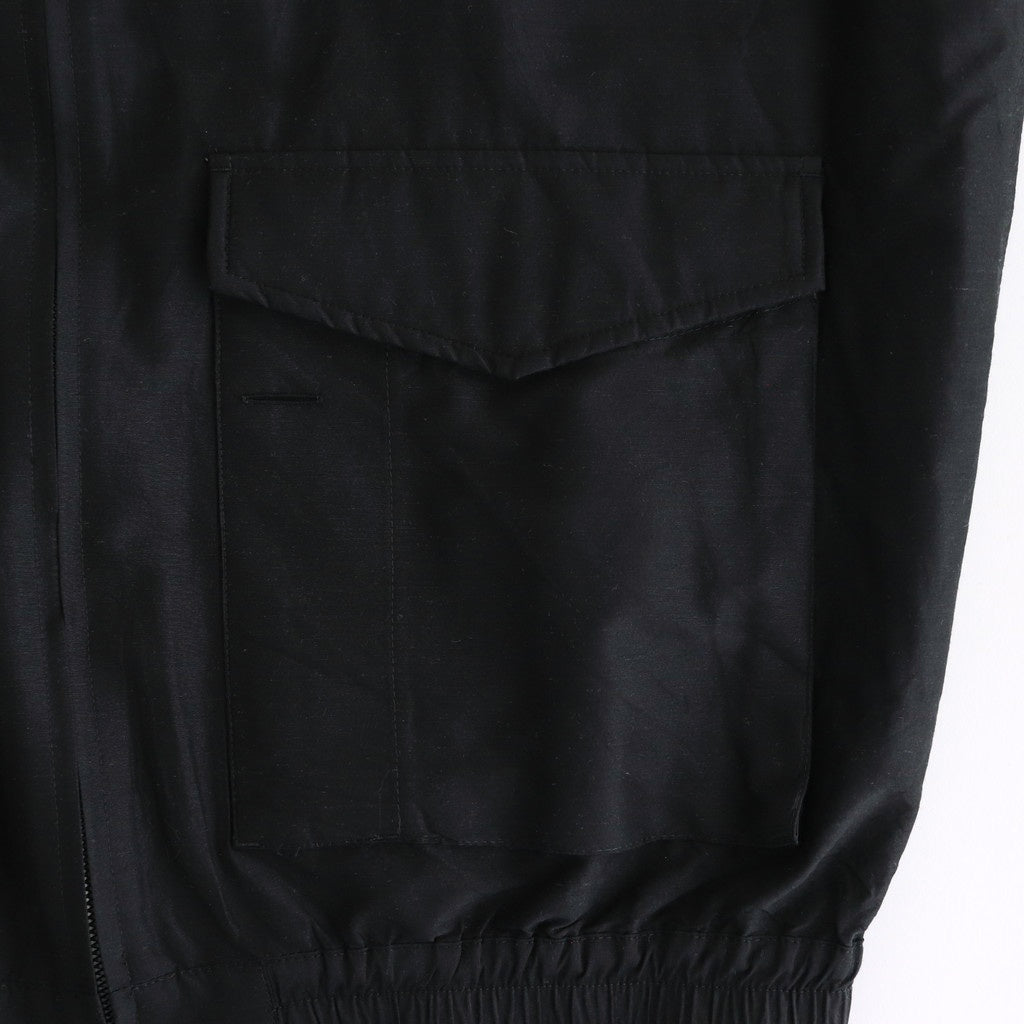 FLIGHT JACKET #CHAMBRAY BLACK [M25C08BL01C]