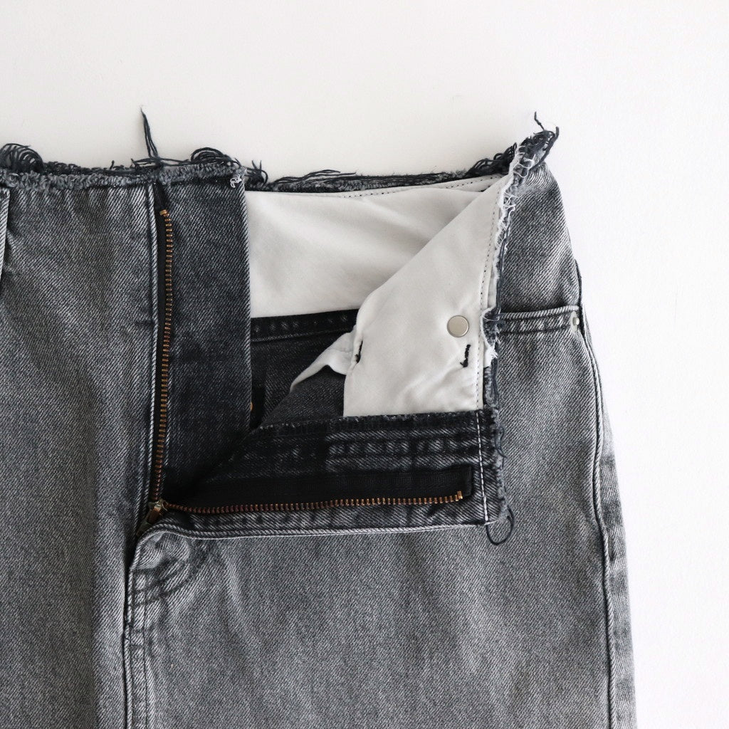 13.5oz DENIM SK FADE #ICE BLACK [16851 30050]