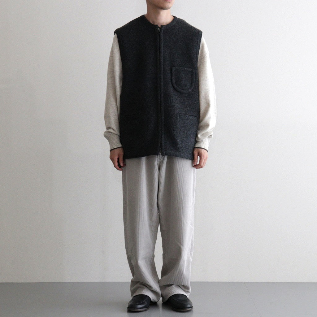 Felting Wool Kit Vest #CHARCOAL [NEP-AW2430]