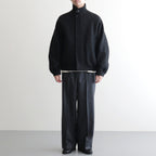 ROUND-COLLAR MOTORING JACKET #ONYX [252OJ-JK04]