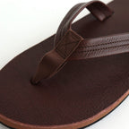 LEATHER BEACH SANDALS #BROWN [PMAT-SH02]