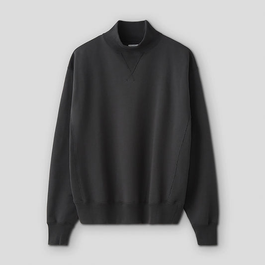 ATHLETIC TURTLENECK SWEAT #CARBON [PMAS-CL06]