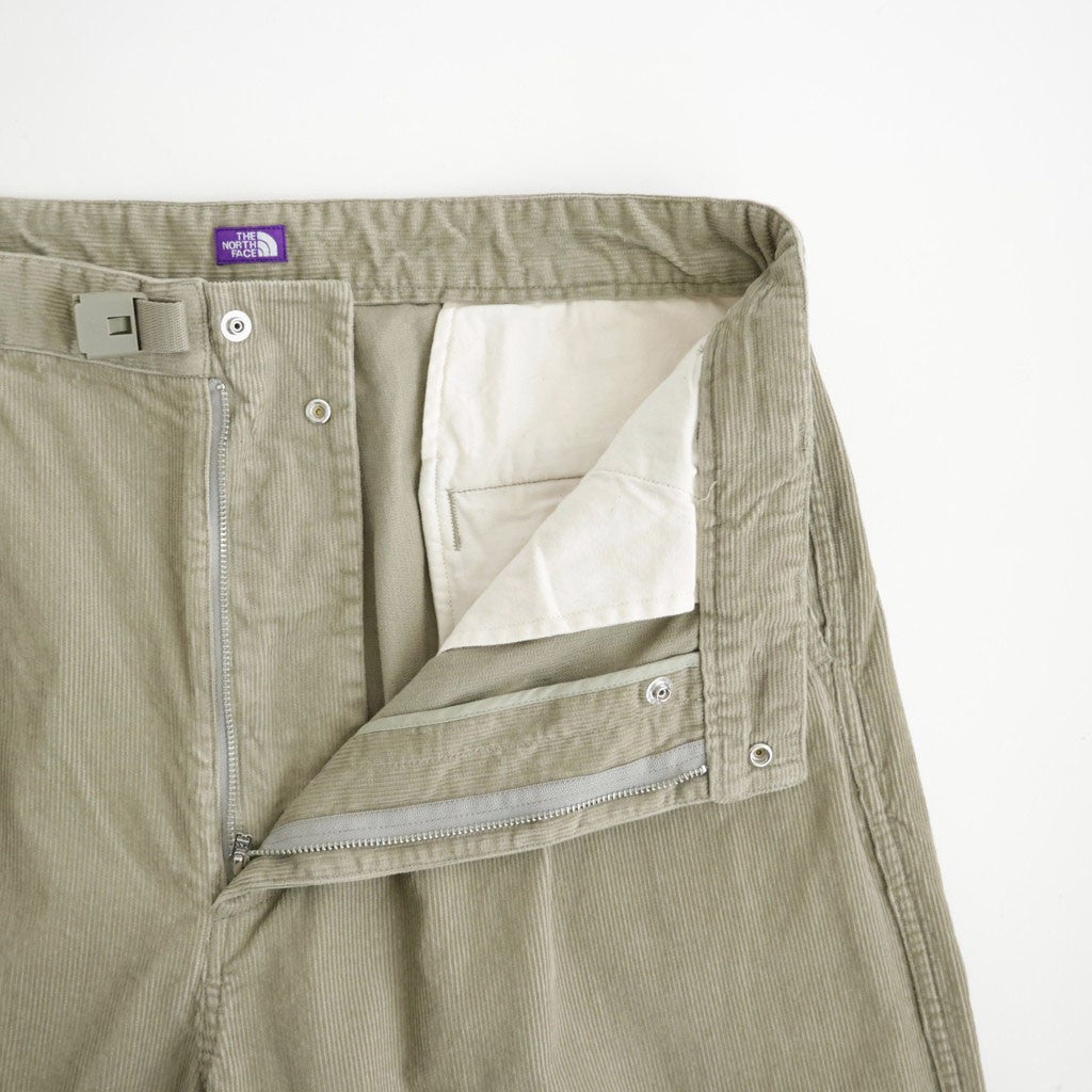 Corduroy Wide Straight Field Pants #Taupe [N26FC052]