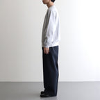 Thin-Sweat Crew-Neck P/O #HeatherWhite [bROOTS25S22]