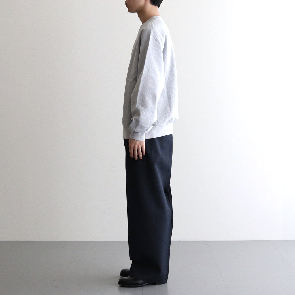 Thin-Sweat Crew-Neck P/O #HeatherWhite [bROOTS25S22]