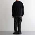 DOUBLE PLEATED SEMI EASY TROUSERS #DARK SAGE [A26C07PT02C]