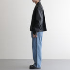 BAGGY RIDER JACKET #BLACK [SH-02-SW-COW-4]