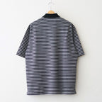 ONE BUTTON TEE S/S #BLACK BORDER [M26A14CS02B]