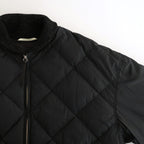 HIGH-COUNT SILK MITTEN PUFF JACKET #BLACK [252OJ-JK13]