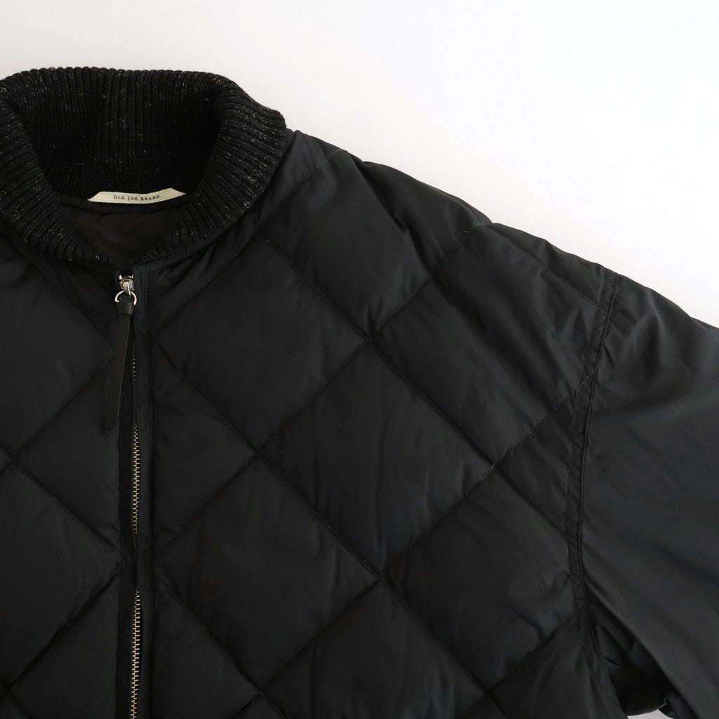 HIGH-COUNT SILK MITTEN PUFF JACKET #BLACK [252OJ-JK13]