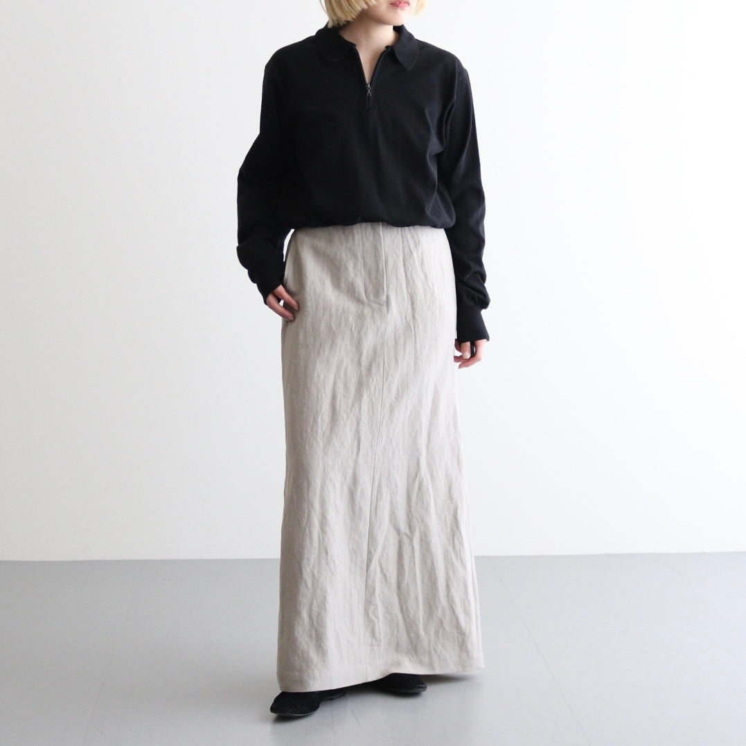 W/Li Pencil Skirt #BEIGE [NEP-SS2510W]