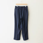 CLASSIC FIT TWO TUCK EASY TROUSERS #NAVY [A25B05PT01C]