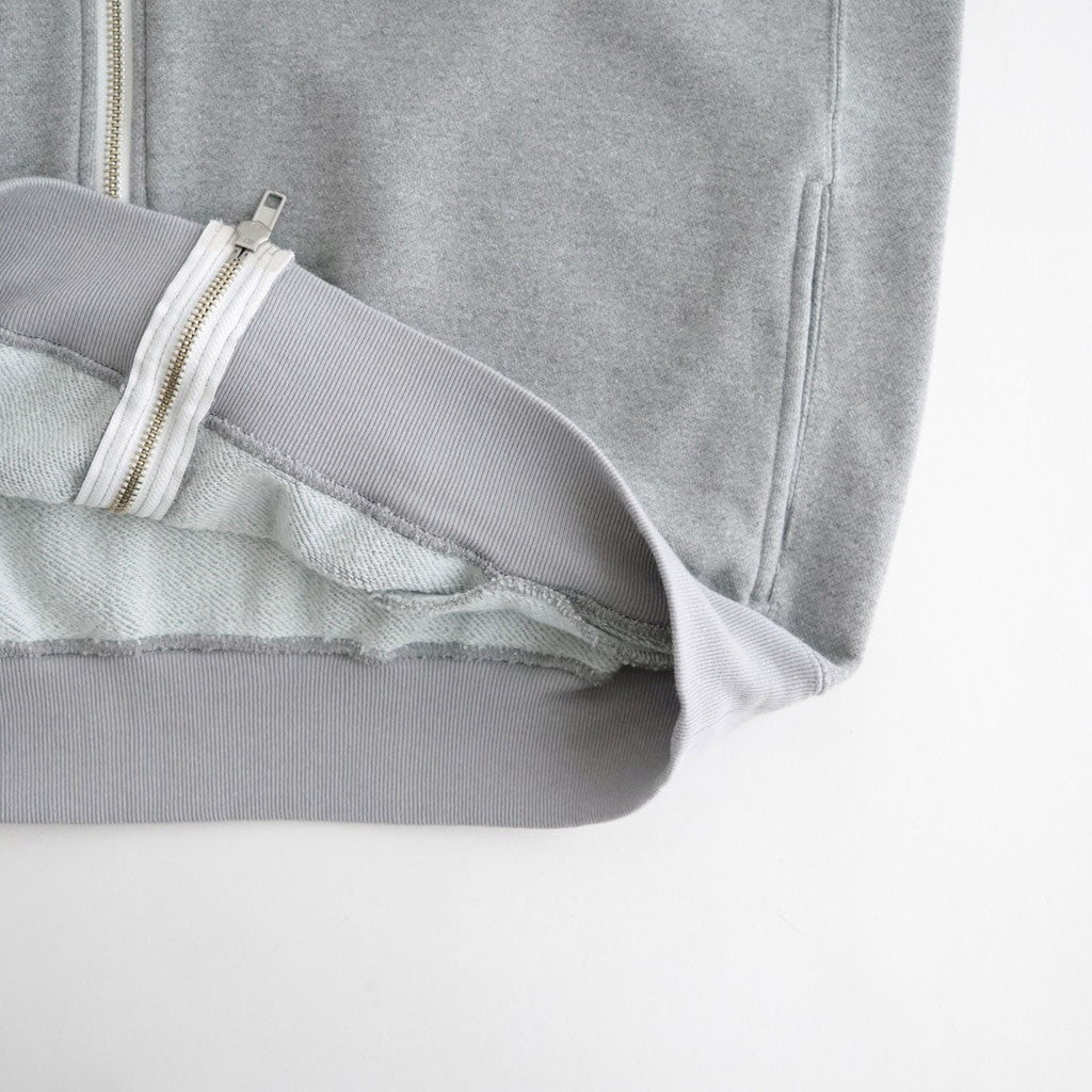 HIGH BULKY JUMBERCA URAKE ZIP UP BLOUSON #GRAY [BN-26FM-043]