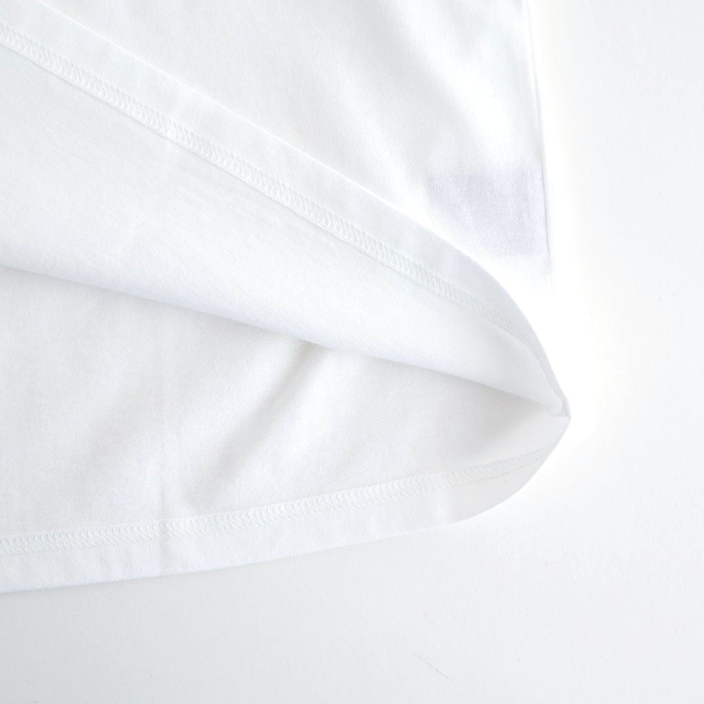 CREW NECK TEE #WHITE [M26A13CS01B]
