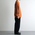 Co/Silk Nep Harf-zip P/O #DustyOrange [BHS25S037F26]
