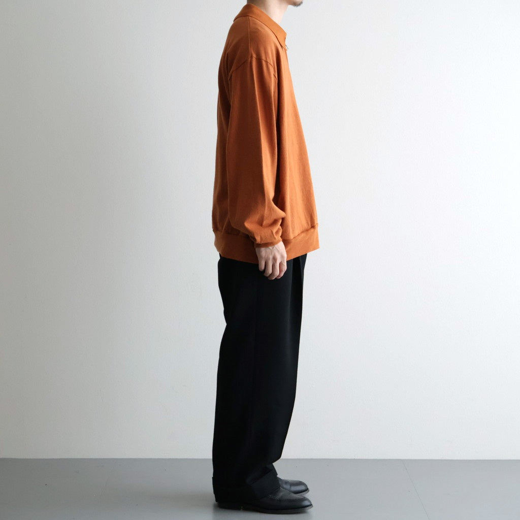 Co/Silk Nep Harf-zip P/O #DustyOrange [BHS25S037F26]