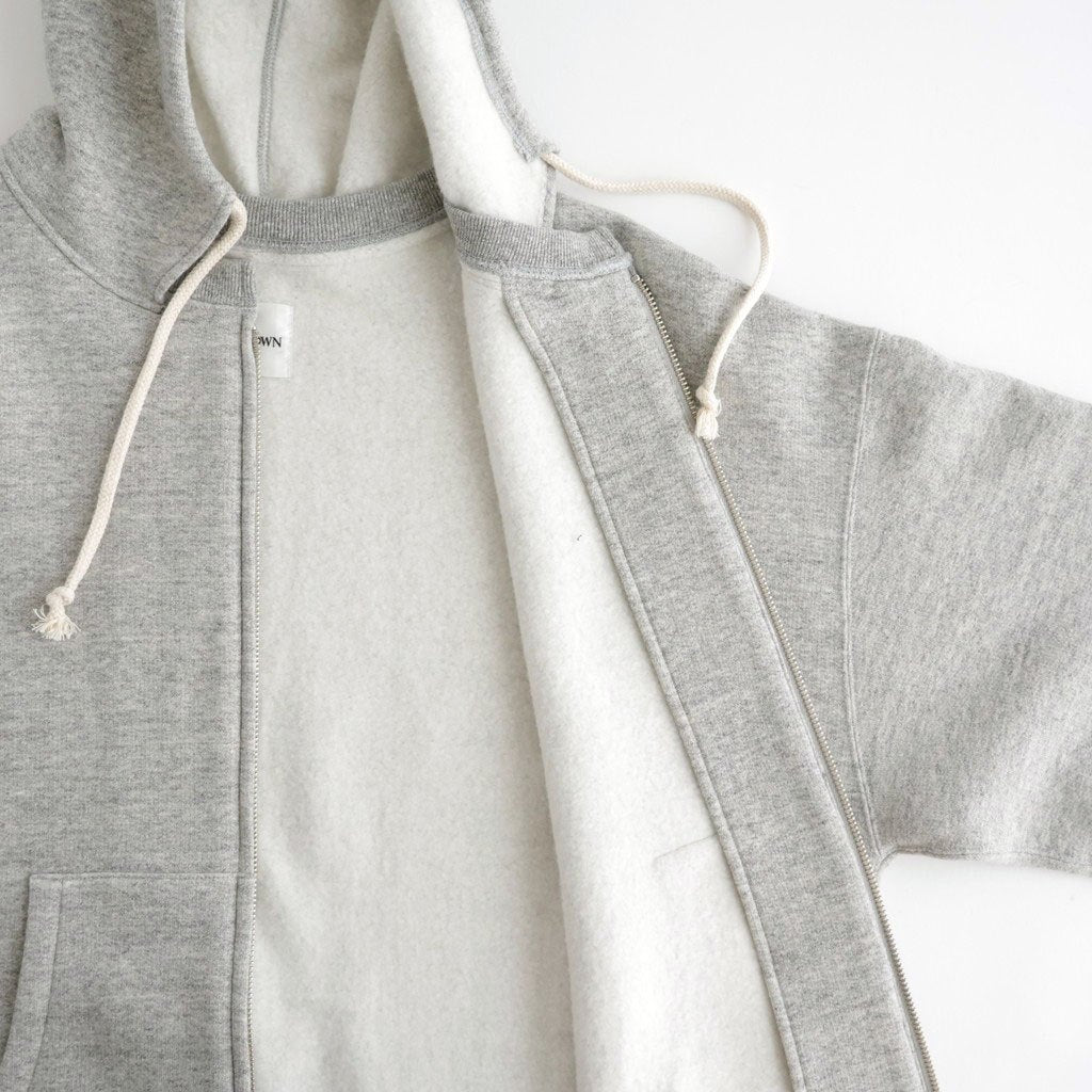 AFTER HOODIE ZIP UP SWEAT #TOP GRAY [26W-BIS-CS51]