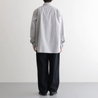 Regular Collar Wind Shirt #Gray [S26SG082]
