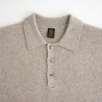 CASHMERE FOX POLO #MIX BEIGE [BN-26FM-061]