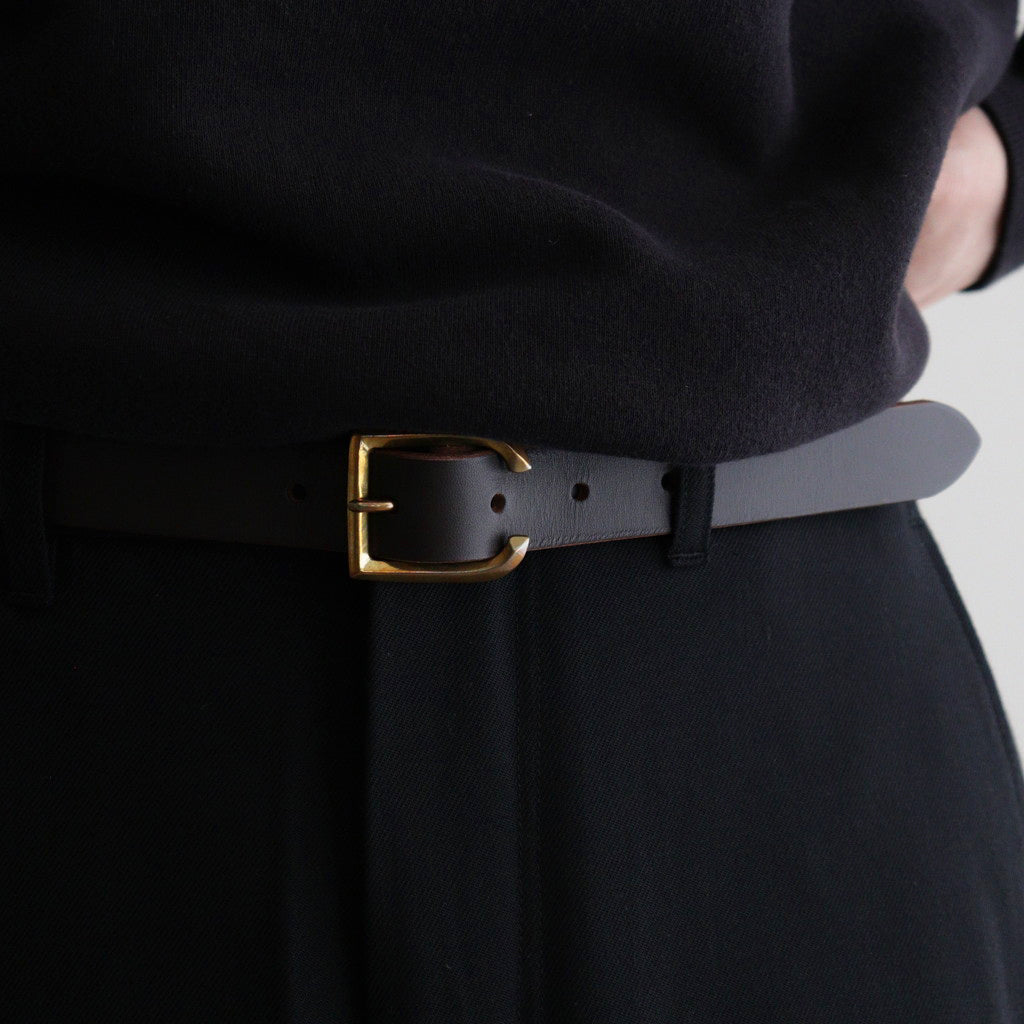 APROVEITER LEATHER BELT #BROWN
