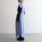 Chambray Sleeveless Dress #Saxe [BHSW25S10]