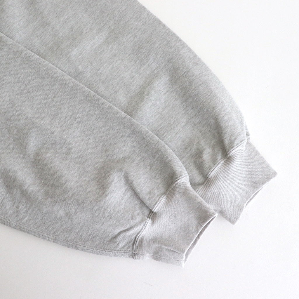 Thin-Sweat Crew-Neck P/O #HeatherWhite [bROOTS25S22]