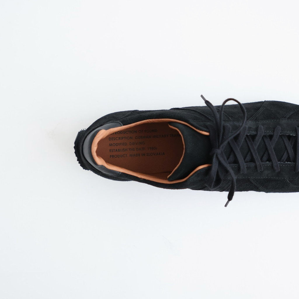 GERMAN MILITARY TRAINER #BLACK SUEDE [1749S]