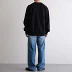 Soft&Hard Sweat Crew-Neck P/O #Black [bROOTS24F21F25]
