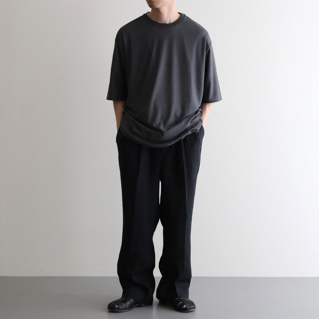 CREW NECK TEE #M.GRAY [M25B02CS01B]