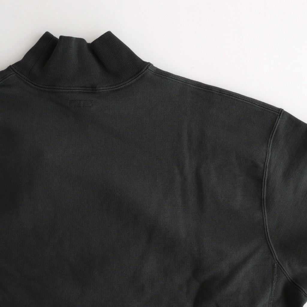 ATHLETIC TURTLENECK SWEAT #CARBON [PMAS-CL06]