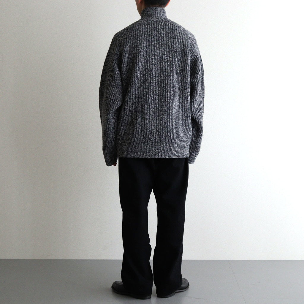 WOOL CASHEMERE DRIVERS KN #BLACK [17042 60079]