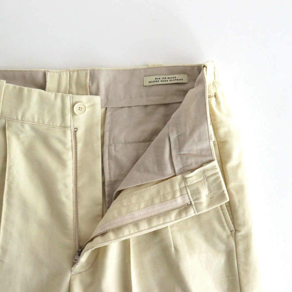 FRONT TUCK ARMY TROUSER #NATURAL [242OJ-PT06]