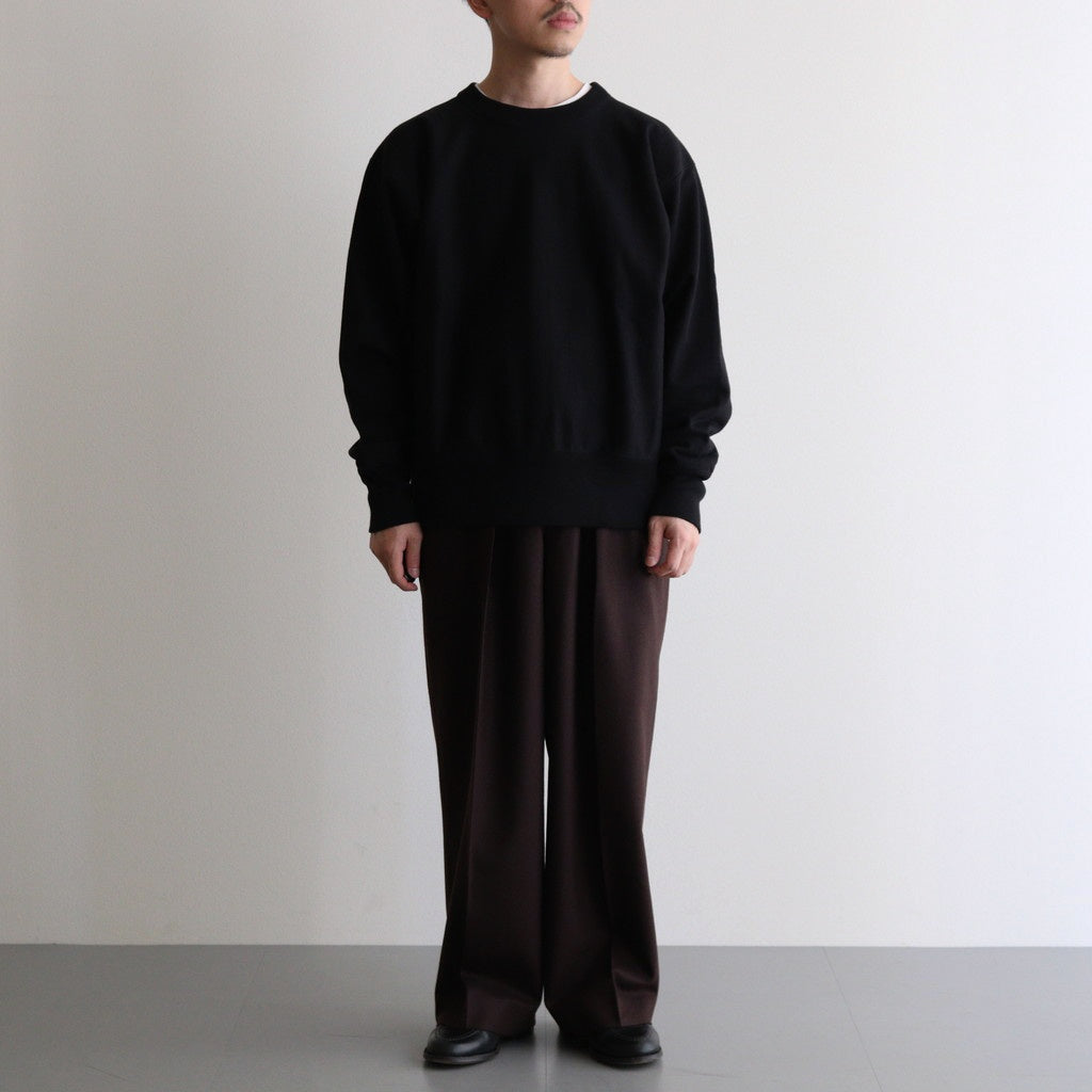 DOUBLE PLEATED TROUSERS #DARK BROWN [A24C17PT02C]