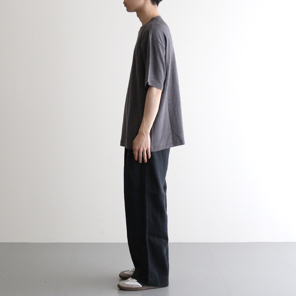 NORMANDY LINEN T-SHIRT #GRAY [BN-25SM-066]