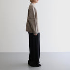 Yak felted sweat shirt #BEIGE×BEIGE [NEP-AW2301]