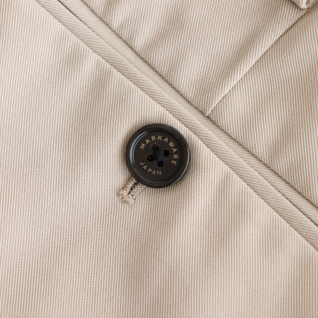 WIDE STRAIGHT TROUSERS #LIGHT GRAY [A25C04PT03C]