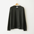 CREW NECK L/S TEE #DARK OLIVE [M26C15CS03C]