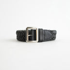 LEATHER MESH BELT #BLACK [PMAV-AC06]