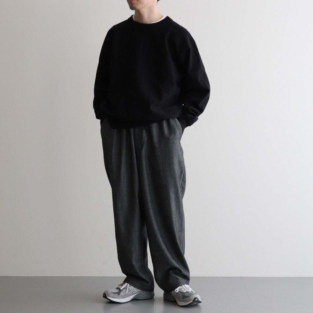 COCOON WIDE EASY PANTS #HERRINGBONE [M25C12PT03C]