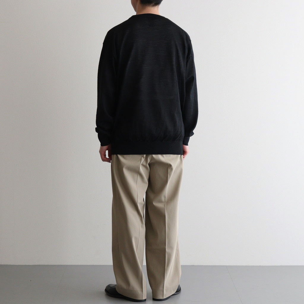 CHOMA CREW NECK #BLACK [BN-25SM-058]