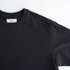 CREW NECK TEE #HEATHER BLACK [M26A13CS01B]