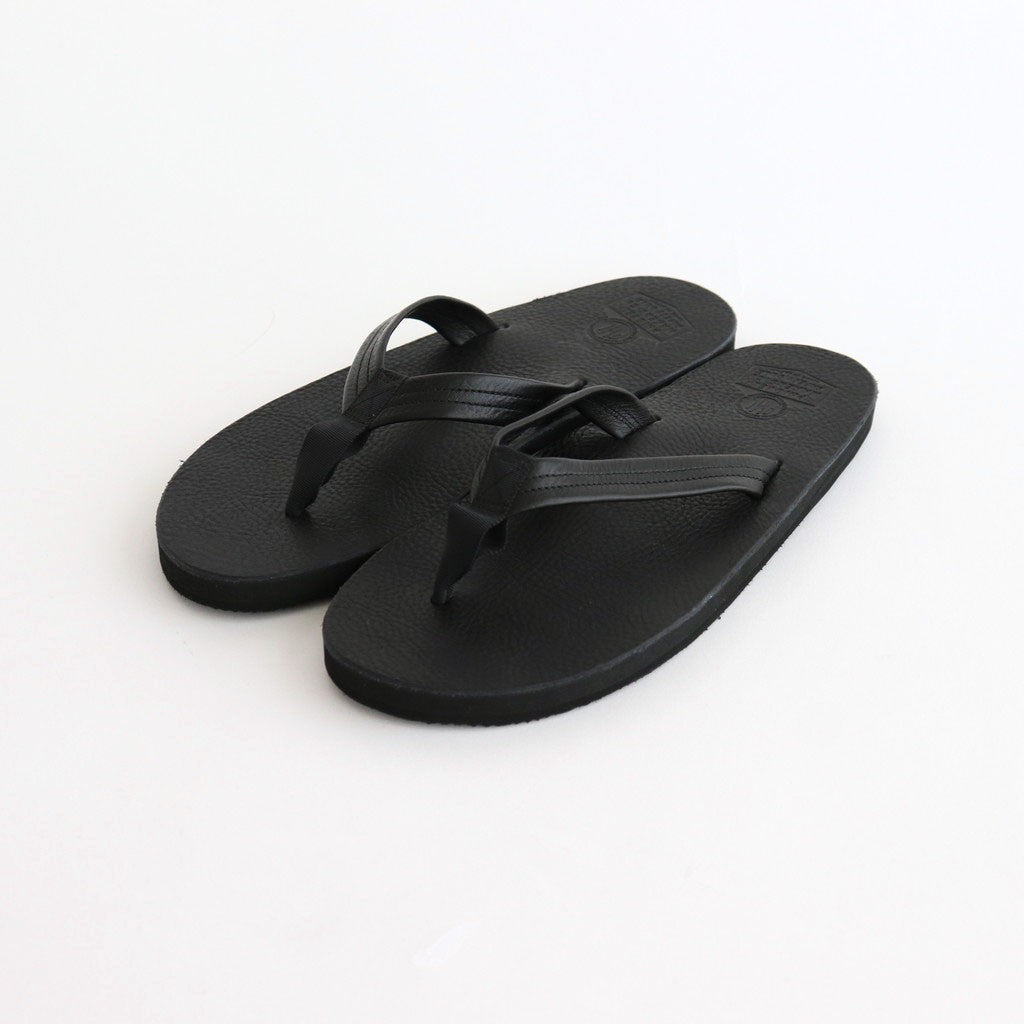 LEATHER BEACH SANDALS #BLACK [PMAT-SH02]