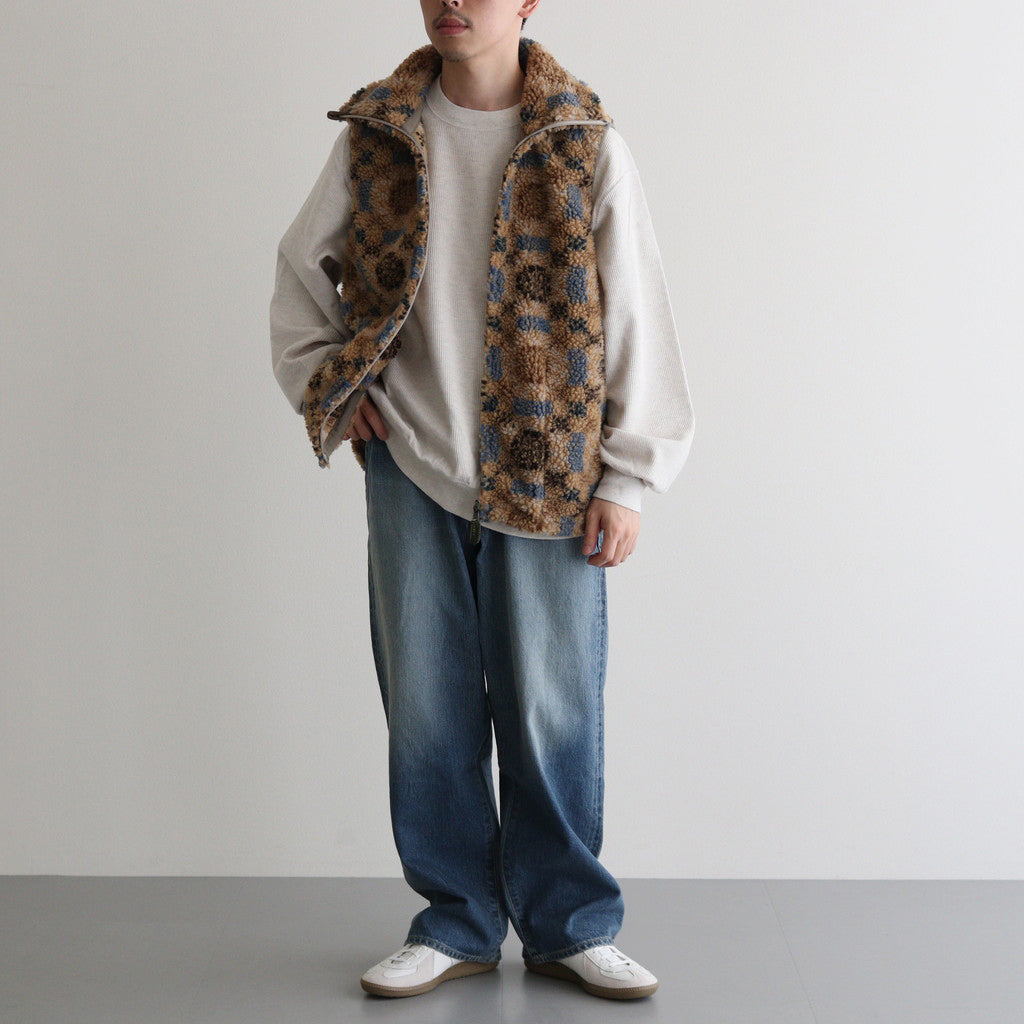 APEROL / アペロル ( リバーシブルフリースベスト ) #BEIGE [DN-0402V3]